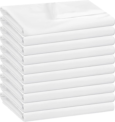 Pack white flat sheets only - white,